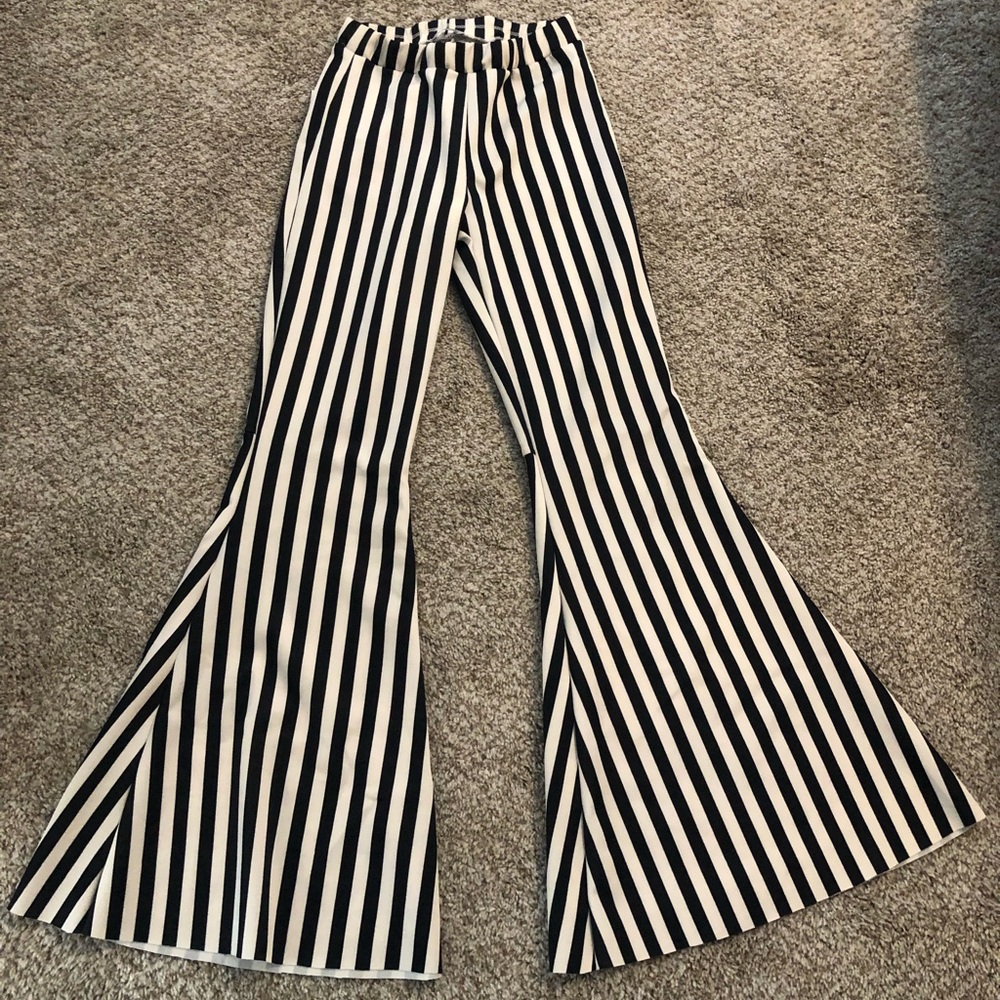 Stripe bell bottoms